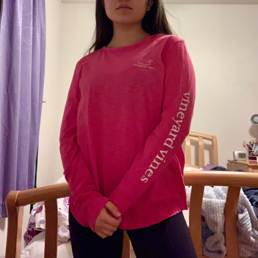 vineyard vines pink long sleeve